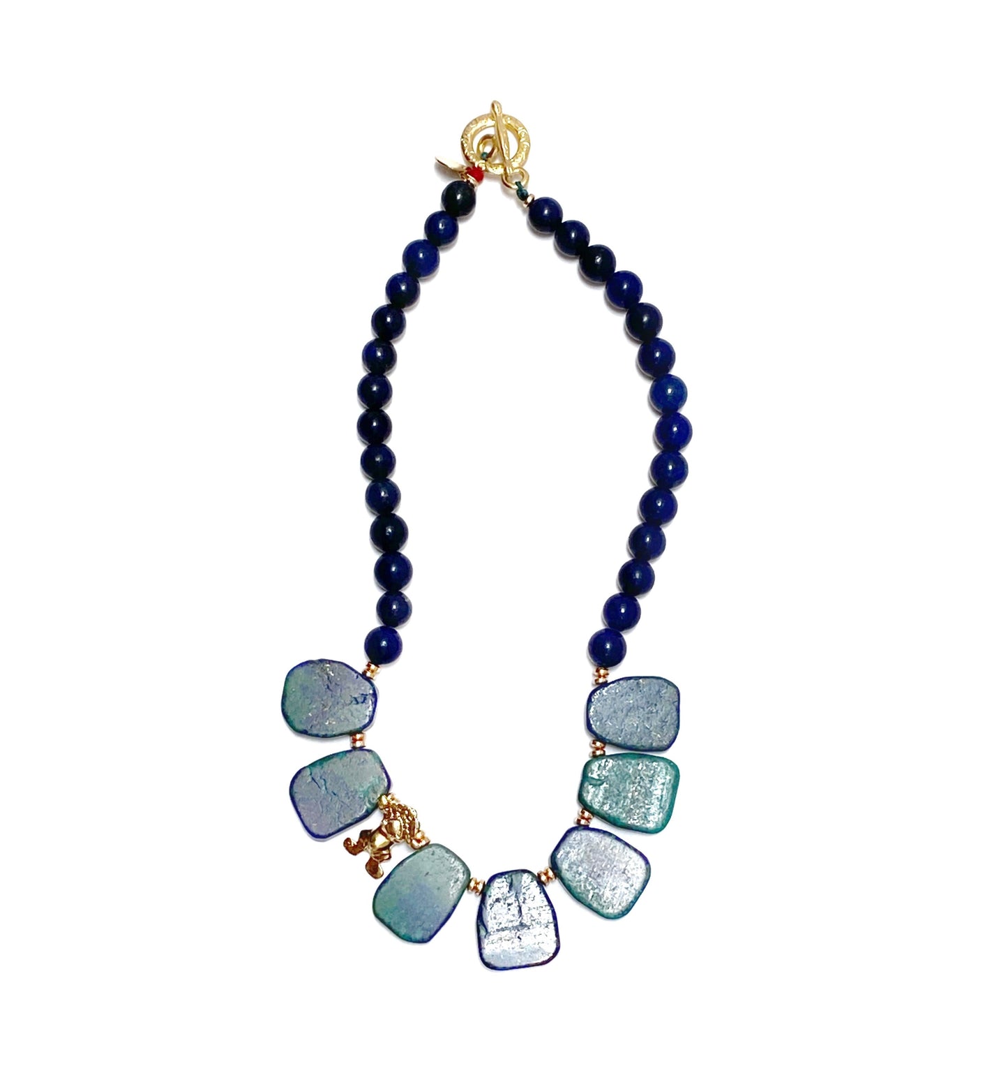 Collar Precolombino de Lapislázuli y Crisocola - GRANATE 27