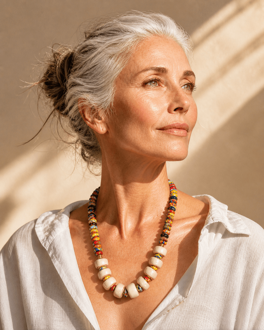 Collares de Vidrio Africano - GRANATE 27