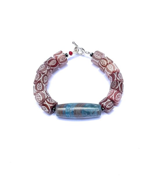 ALMA | Pulsera Jade Antiguo y Jaspe