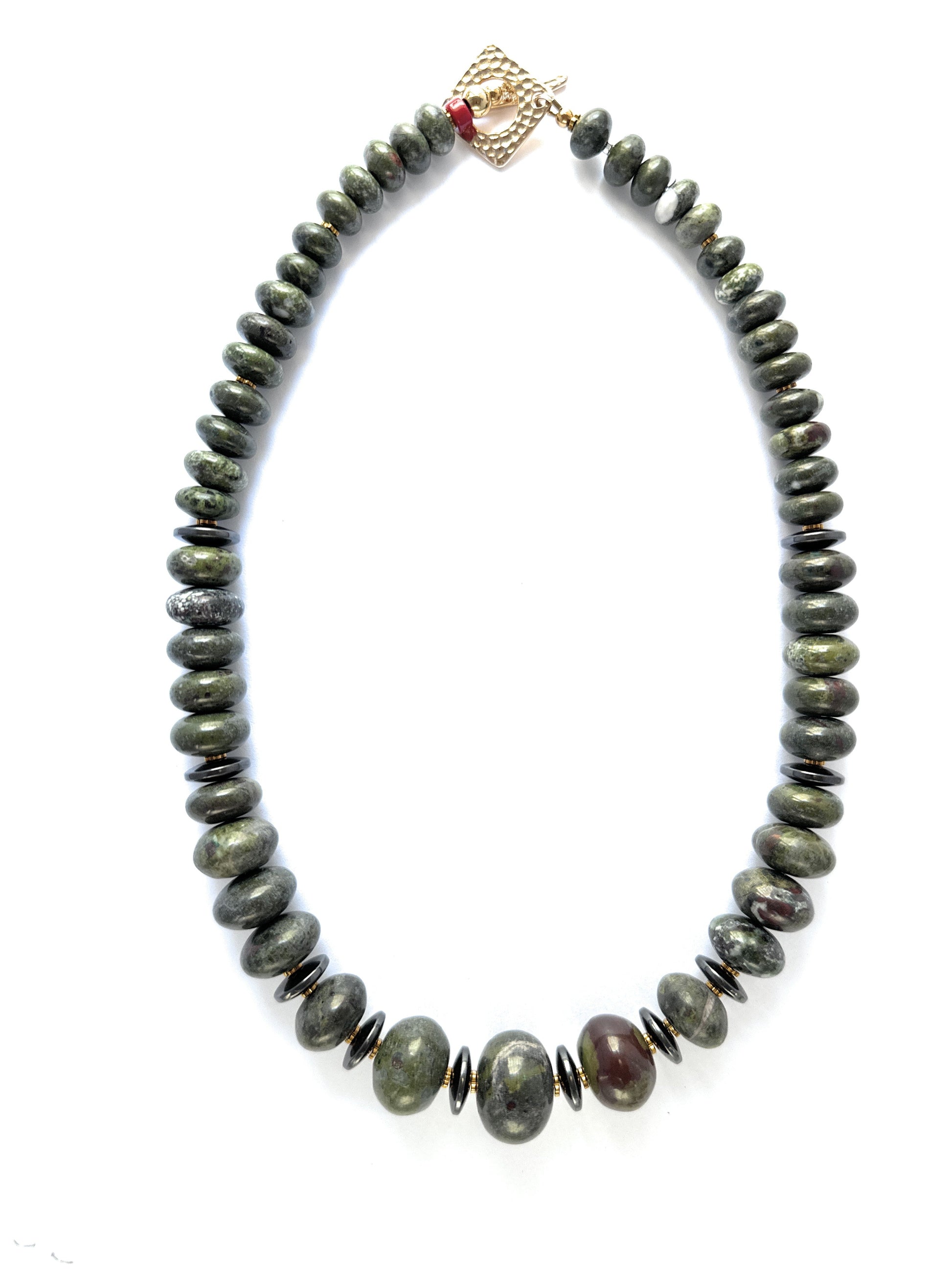 ALMA | Collar "Origen" Turquesa Africana - GRANATE 27