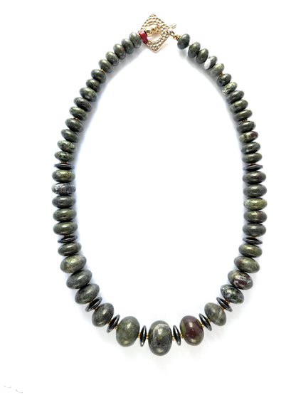 ALMA | Collar "Origen" Turquesa Africana - GRANATE 27