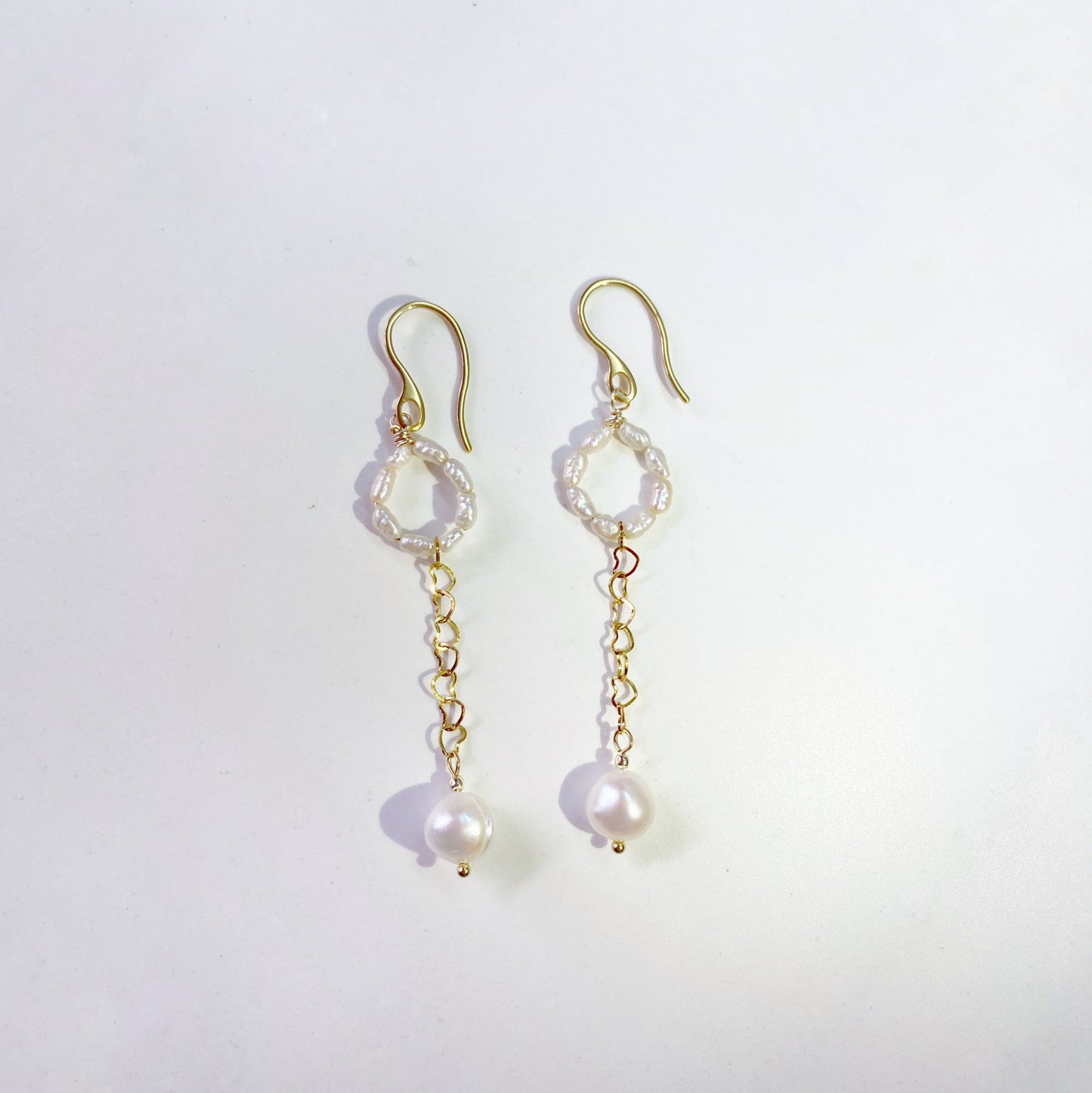 Aretes de Perla para Novia - GRANATE 27