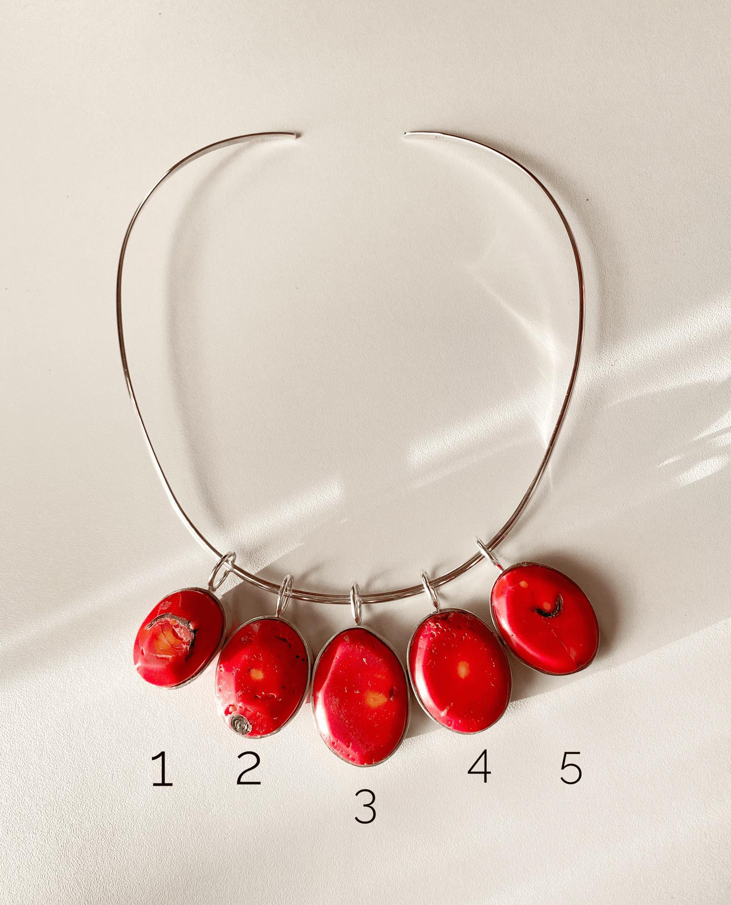 Colgante de Coral y Plata - GRANATE 27