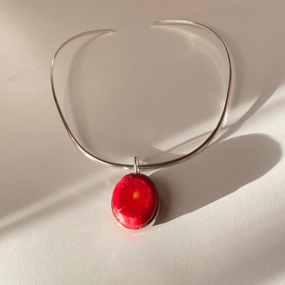 Colgante de Coral y Plata - GRANATE 27