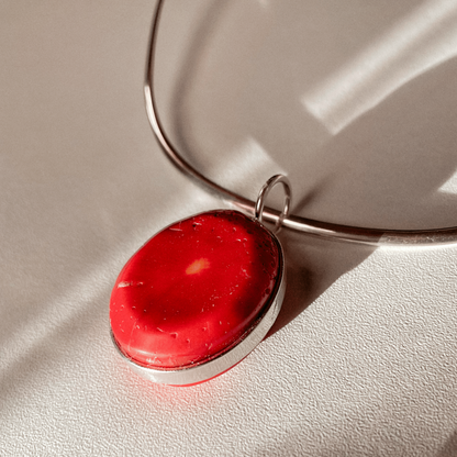 Colgante de Coral y Plata - GRANATE 27