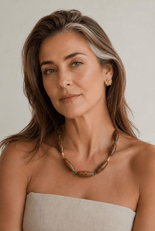 Collar de Jaspe - GRANATE 27