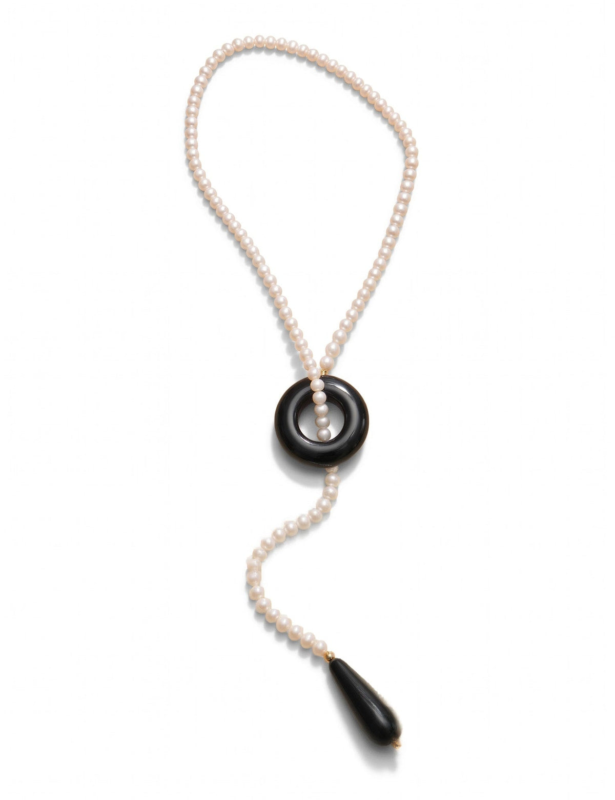 Collar de Perlas y Ónix - GRANATE 27