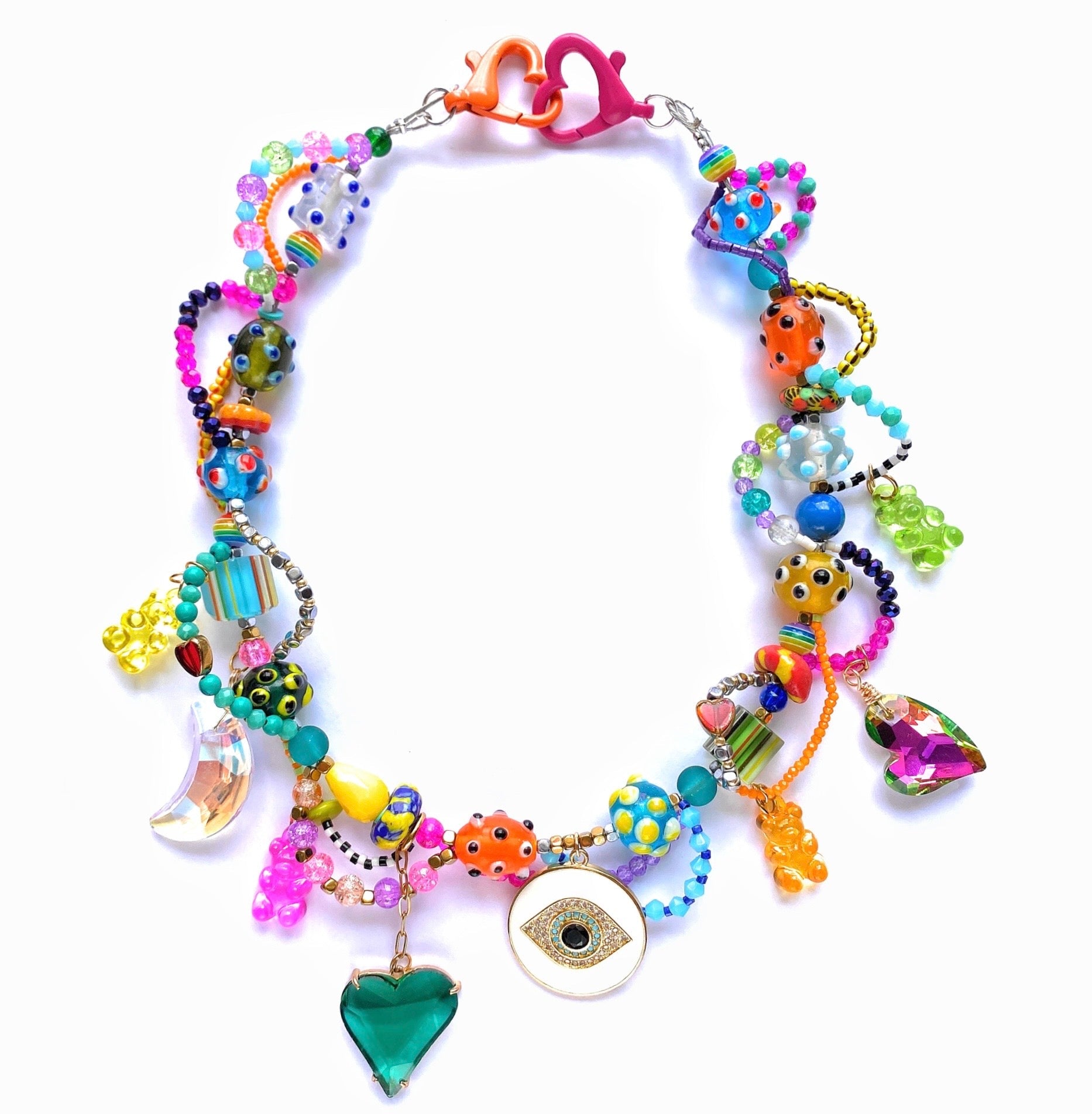 Collar Multicolor Burningman - GRANATE 27