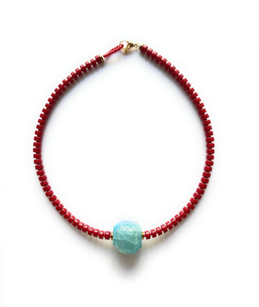 Collar Rojo COLOR POP - GRANATE 27