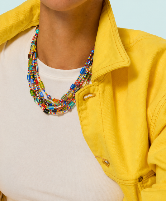 COLOR POP | Collar Layered Glass
