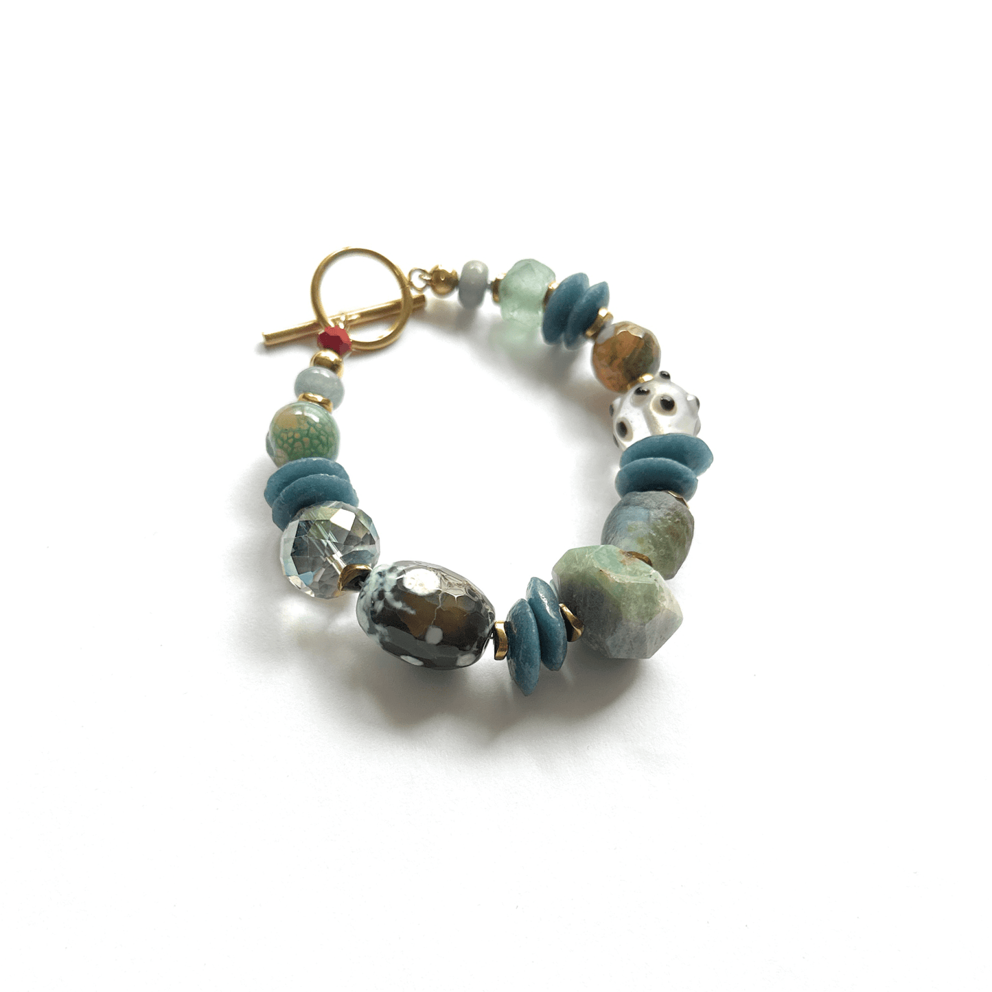 Pulsera Amazona de Piedras Naturales - GRANATE 27