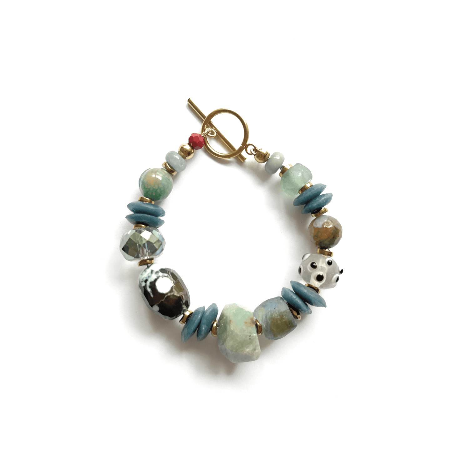 Pulsera Amazona de Piedras Naturales - GRANATE 27