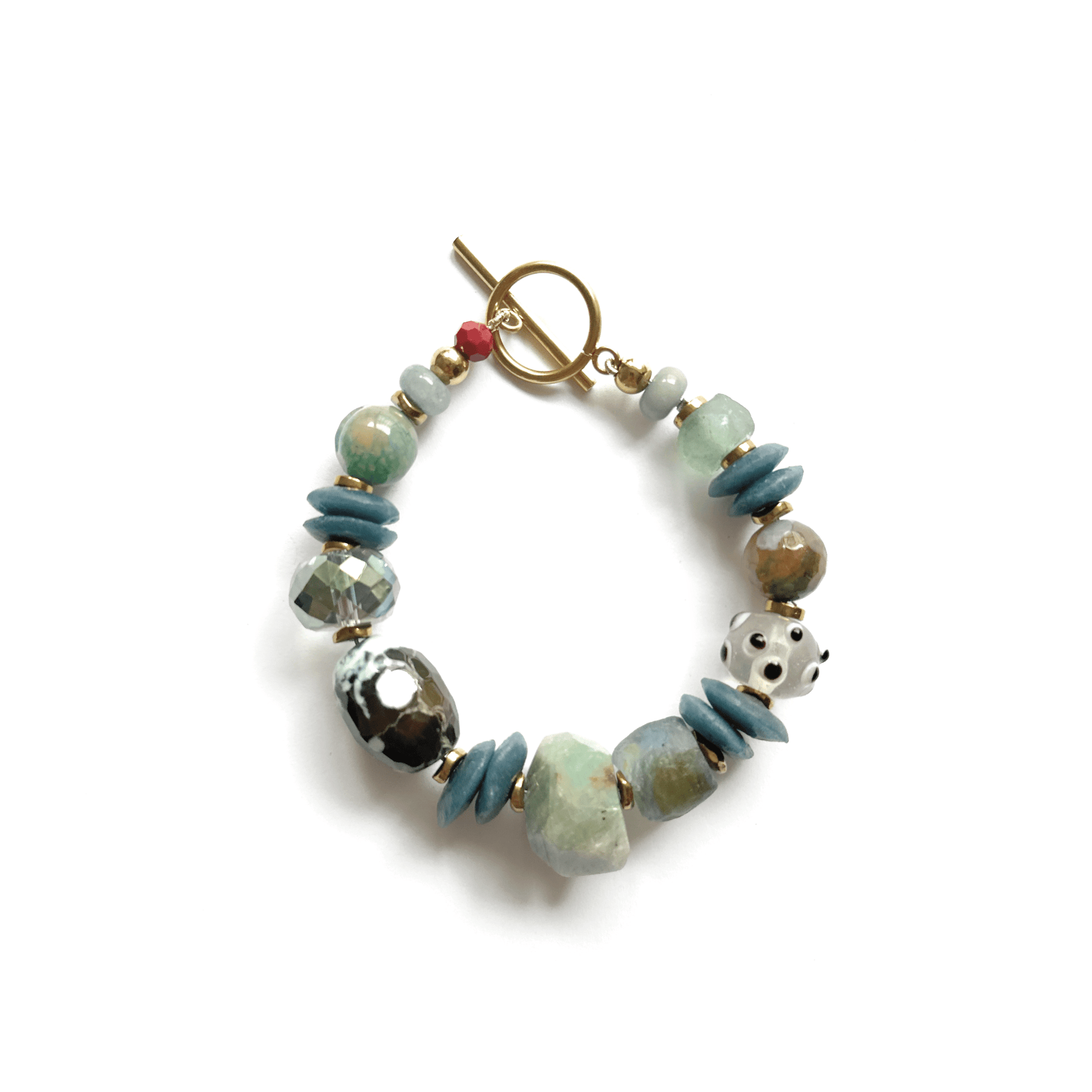 Pulsera Amazona de Piedras Naturales - GRANATE 27
