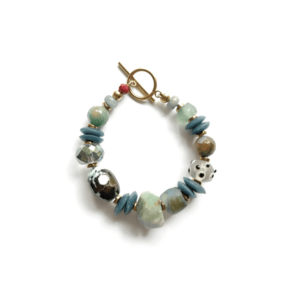 Pulsera Amazona de Piedras Naturales - GRANATE 27